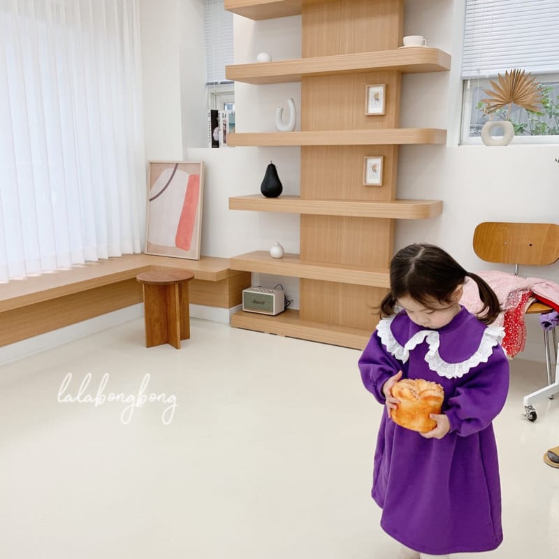LALABONGBONG - Korean Children Fashion - #Kfashion4kids - Cuty Collar One-piece - 6