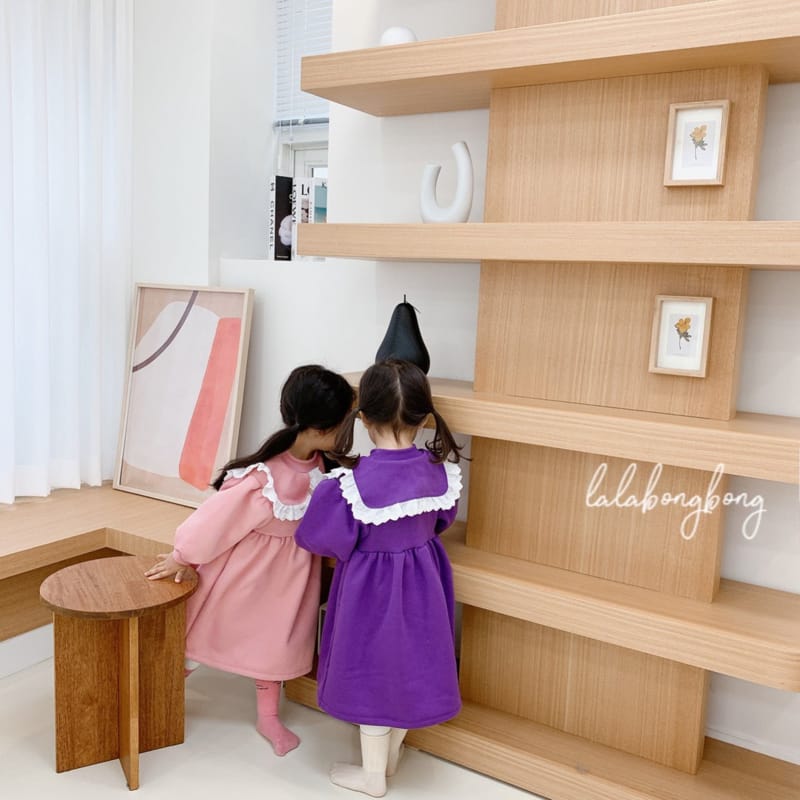 LALABONGBONG - Korean Children Fashion - #Kfashion4kids - Cuty Collar One-piece - 8