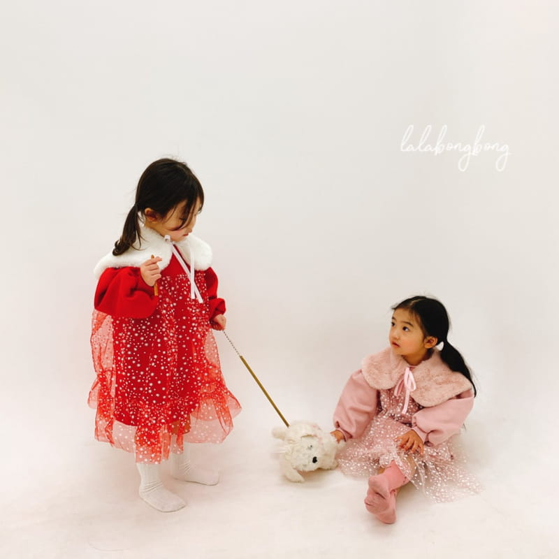 LALABONGBONG - Korean Children Fashion - #Kfashion4kids - Snow Flower One-piece - 4