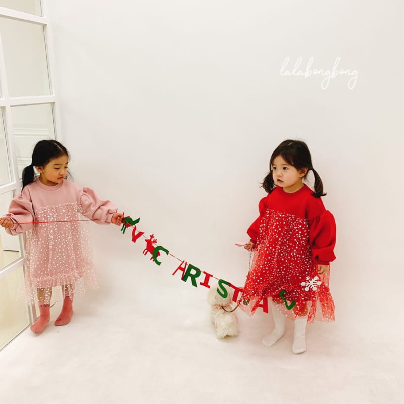 LALABONGBONG - Korean Children Fashion - #Kfashion4kids - Snow Flower One-piece - 7