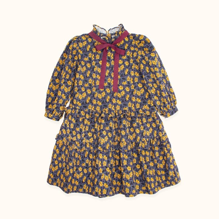LE BEV - Korean Children Fashion - #Kfashion4kids - Ribbon Floral One-piece - 11