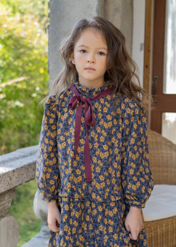LE BEV - Korean Children Fashion - #Kfashion4kids - Ribbon Floral One-piece - 9