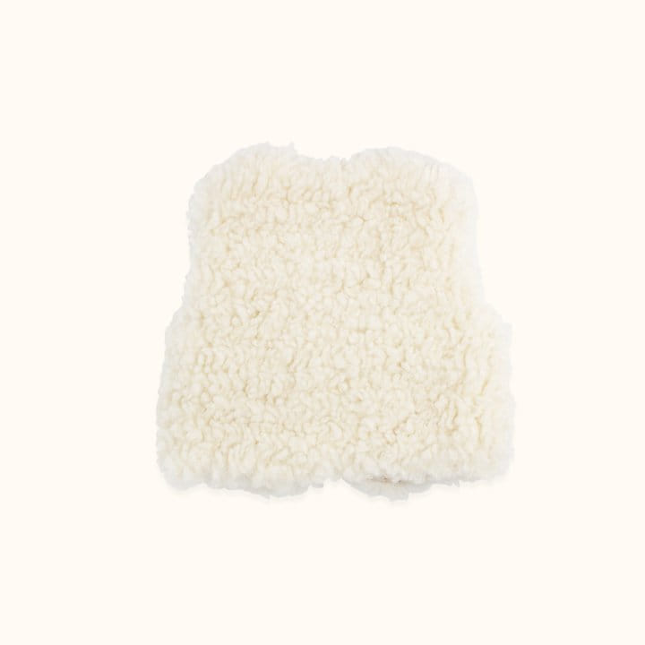 LE BEV - Korean Children Fashion - #Kfashion4kids - Poly Fluffy Vest - 4