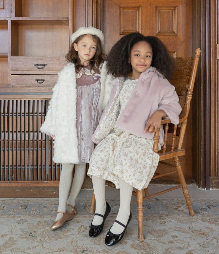 LE BEV - Korean Children Fashion - #Kfashion4kids - Jully Reversible Fluffy Coat - 3