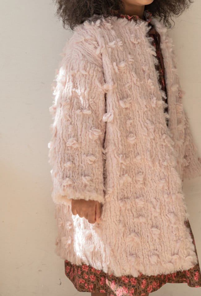 LE BEV - Korean Children Fashion - #Kfashion4kids - Jully Reversible Fluffy Coat - 5