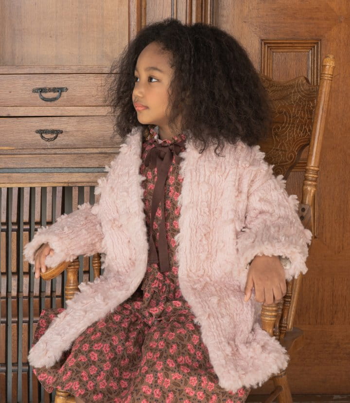 LE BEV - Korean Children Fashion - #Kfashion4kids - Jully Reversible Fluffy Coat - 7
