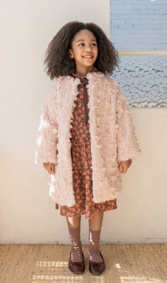 LE BEV - Korean Children Fashion - #Kfashion4kids - Jully Reversible Fluffy Coat - 8