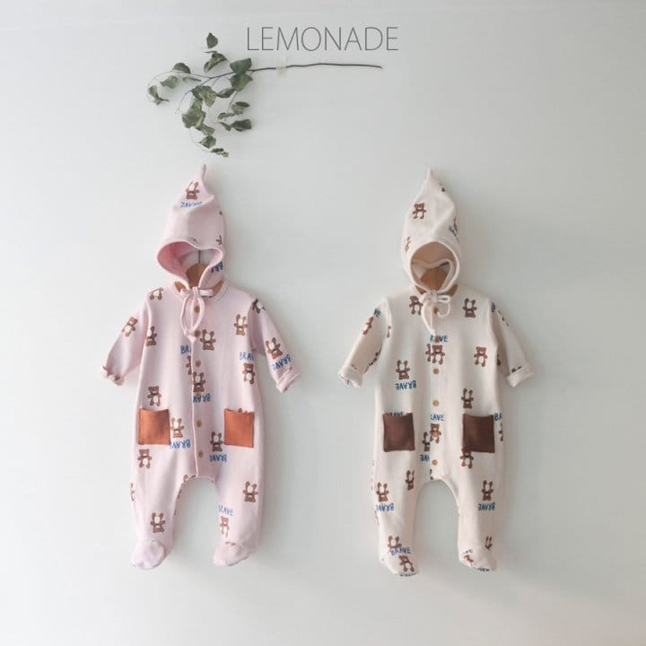 LEMONADE - Korean Children Fashion - #Kfashion4kids - Manteau Bear Bodysuit