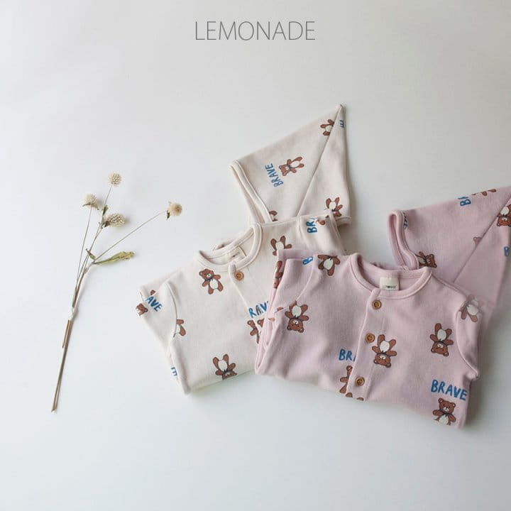 LEMONADE - Korean Children Fashion - #Kfashion4kids - Manteau Bear Bodysuit - 10