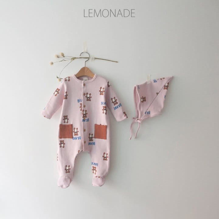 LEMONADE - Korean Children Fashion - #Kfashion4kids - Manteau Bear Bodysuit - 11