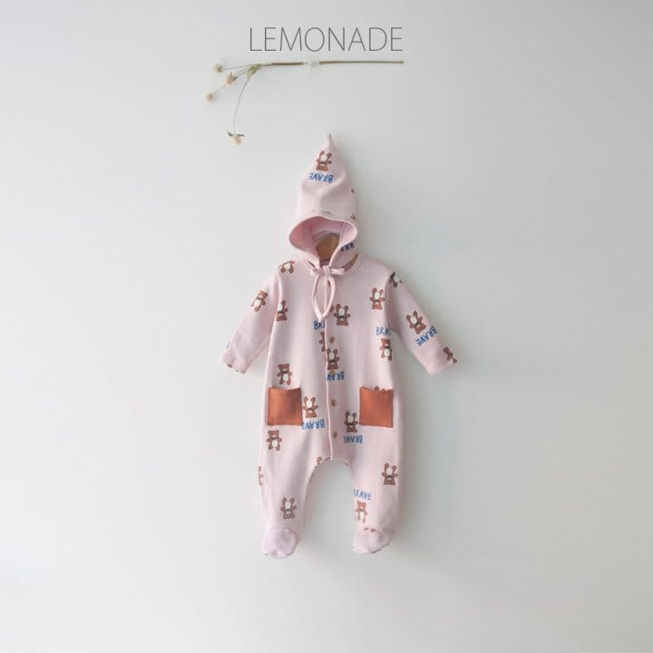 LEMONADE - Korean Children Fashion - #Kfashion4kids - Manteau Bear Bodysuit - 2