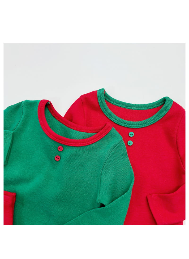 LIME & BLUE - Korean Children Fashion - #Kfashion4kids - Christmas Combi Easywear - 5