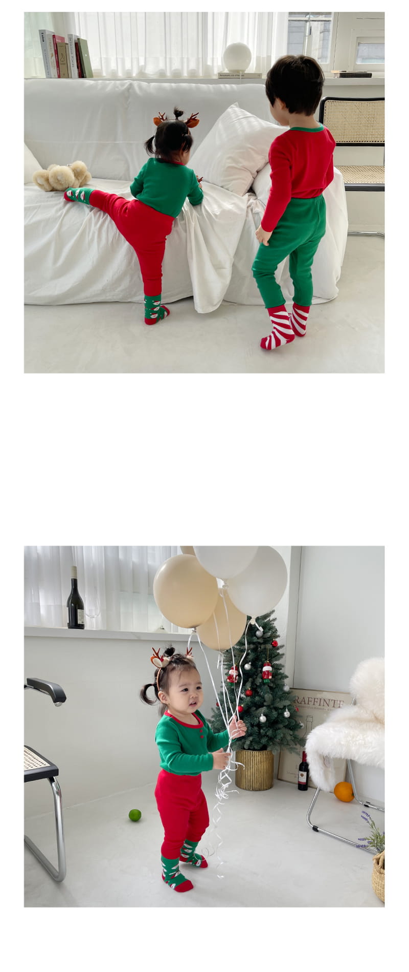 LIME & BLUE - Korean Children Fashion - #Kfashion4kids - Christmas Combi Easywear - 8