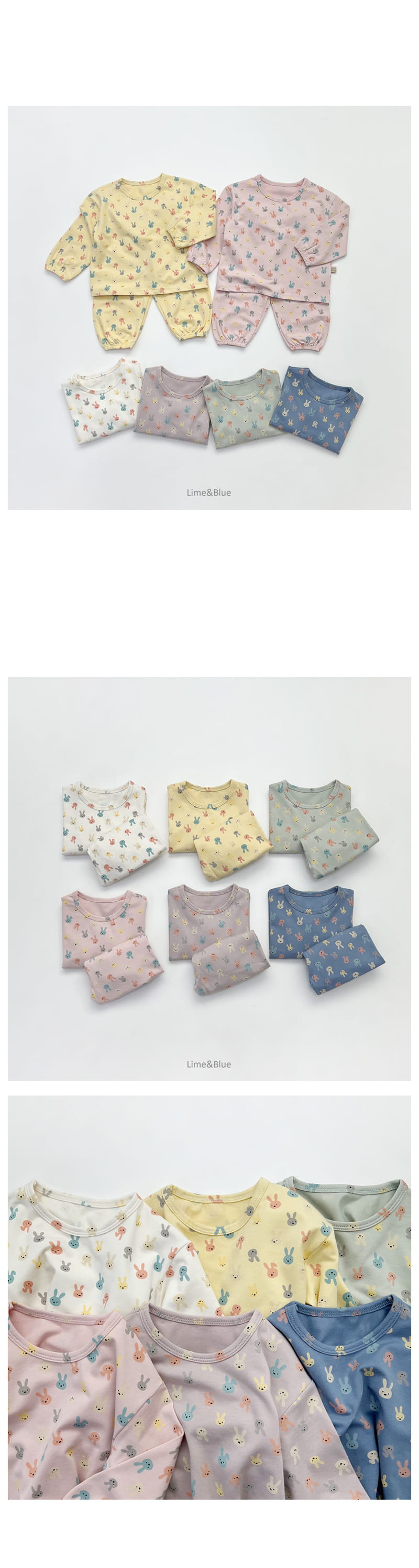 LIME & BLUE - Korean Children Fashion - #Kfashion4kids - New Rabbit Easywear - 2