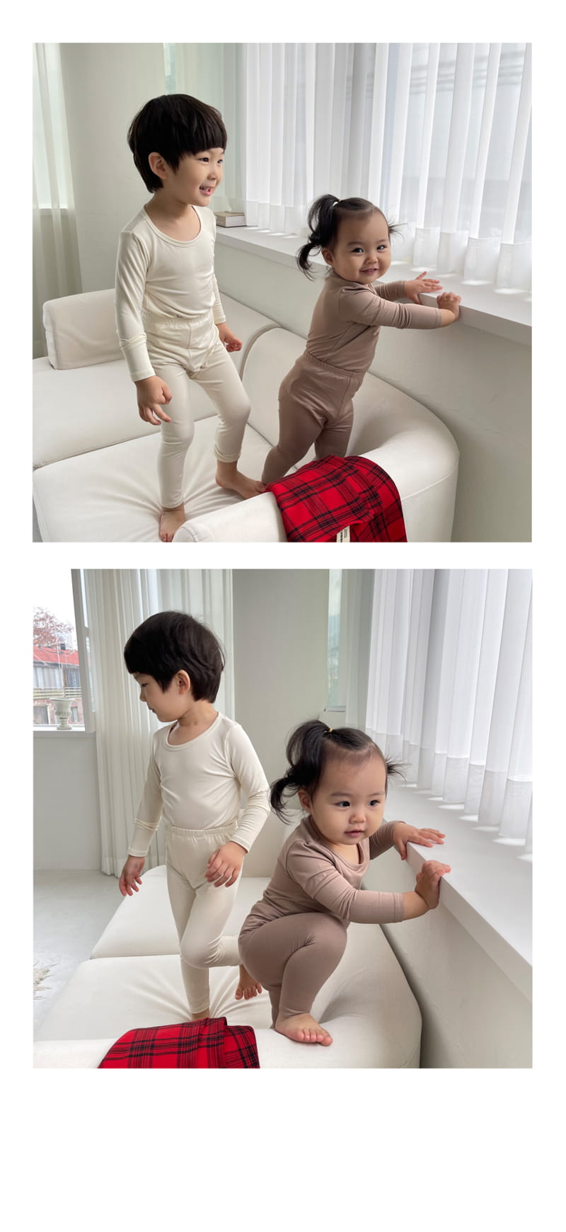 LIME & BLUE - Korean Children Fashion - #Kfashion4kids - Winter Peach Heattech - 8
