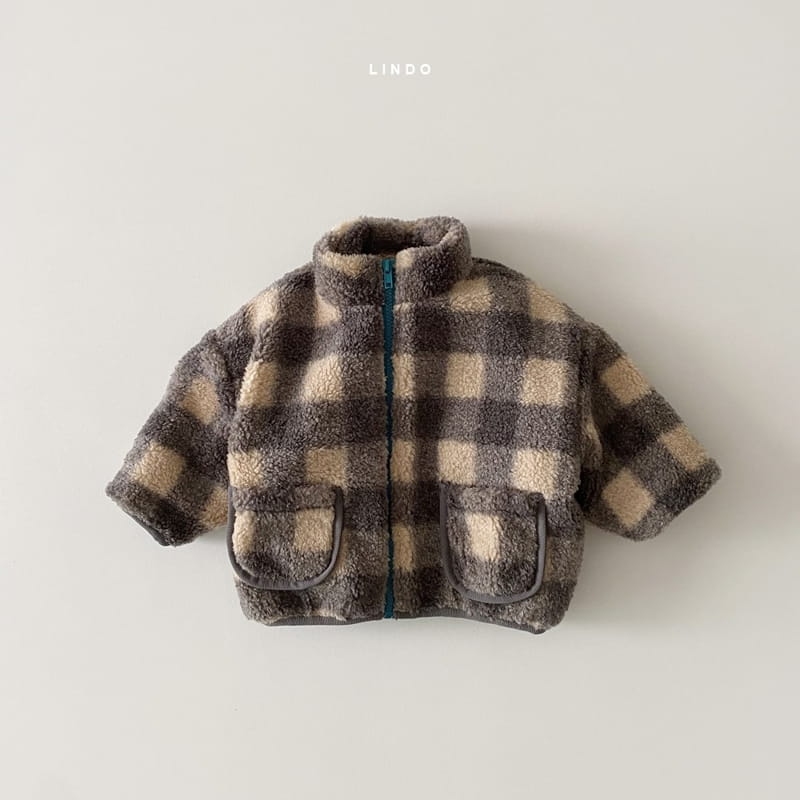 LINDO - Korean Children Fashion - #Kfashion4kids - Check Bboglei Jumper
