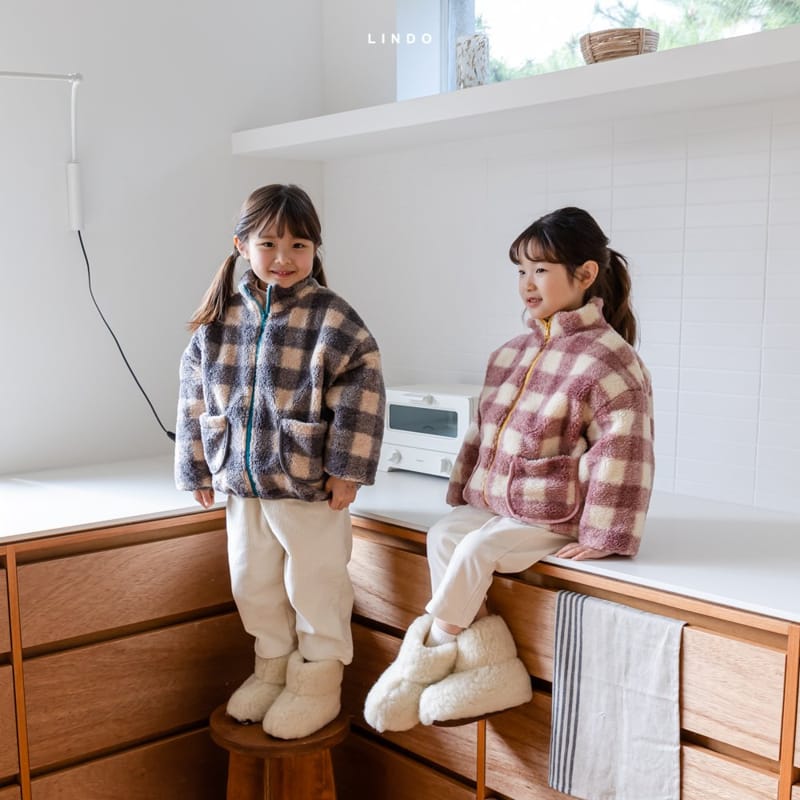 LINDO - Korean Children Fashion - #Kfashion4kids - Check Bboglei Jumper - 10