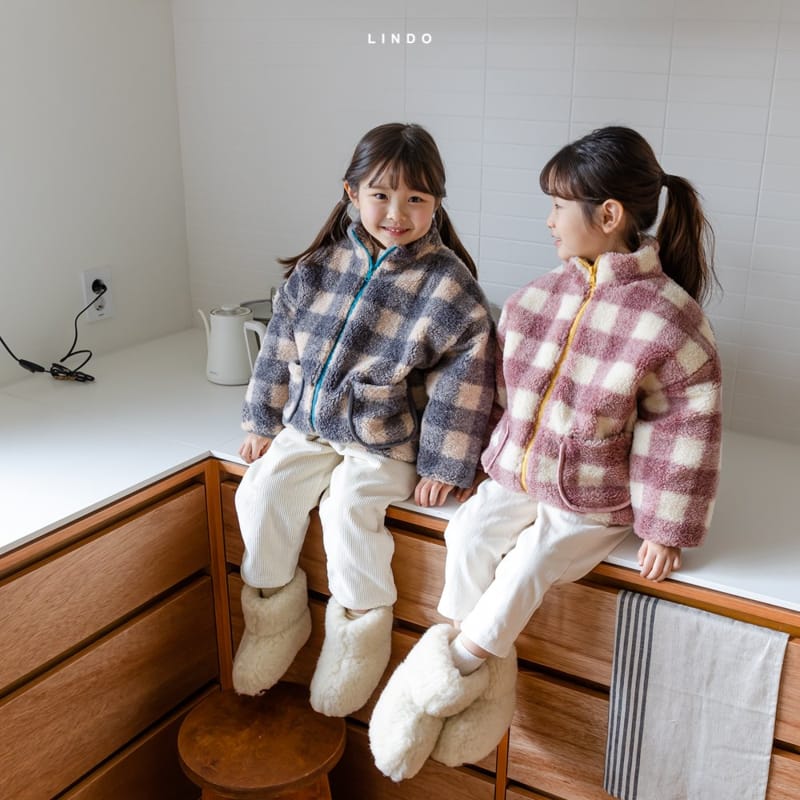 LINDO - Korean Children Fashion - #Kfashion4kids - Check Bboglei Jumper - 11