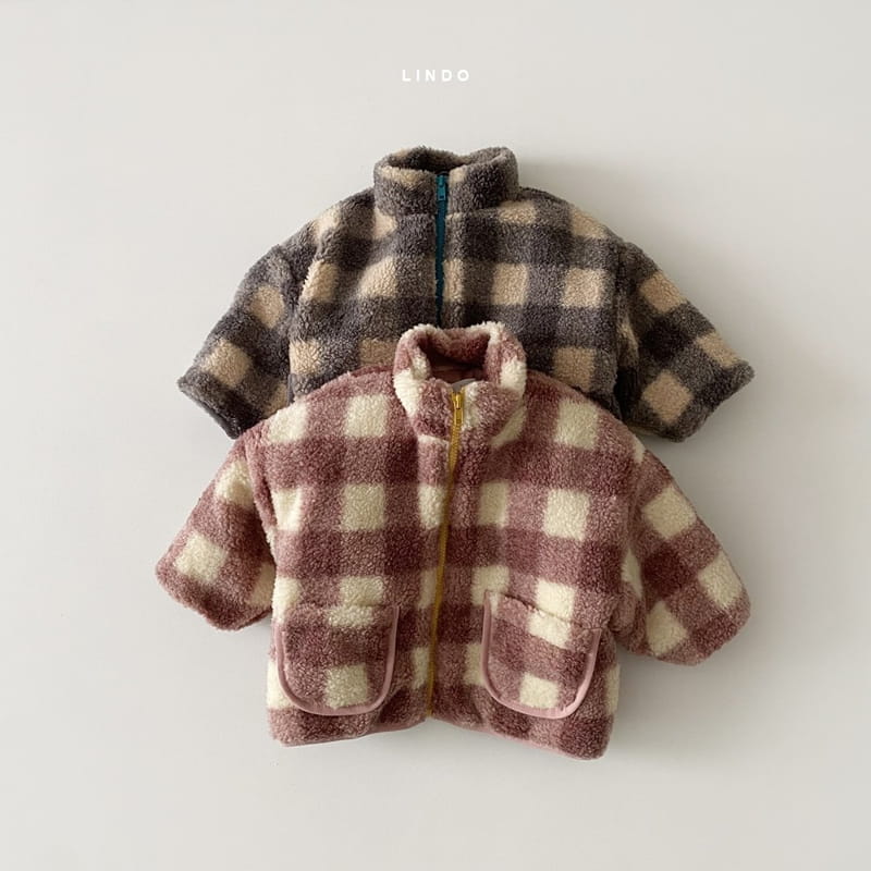 LINDO - Korean Children Fashion - #Kfashion4kids - Check Bboglei Jumper - 3