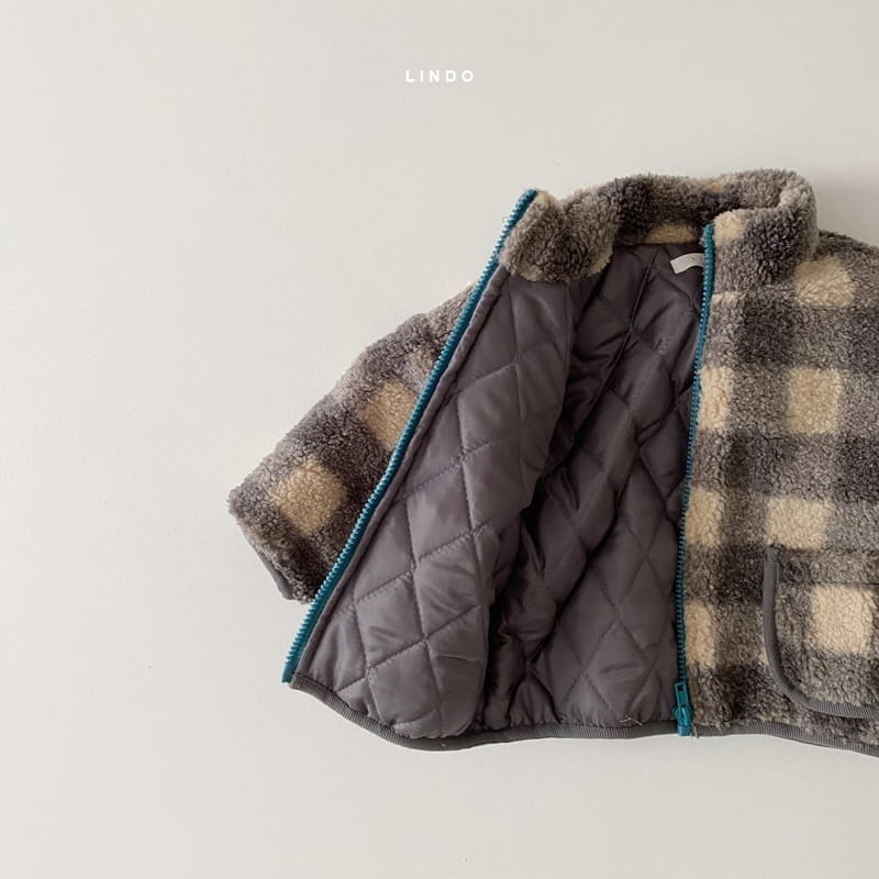 LINDO - Korean Children Fashion - #Kfashion4kids - Check Bboglei Jumper - 6