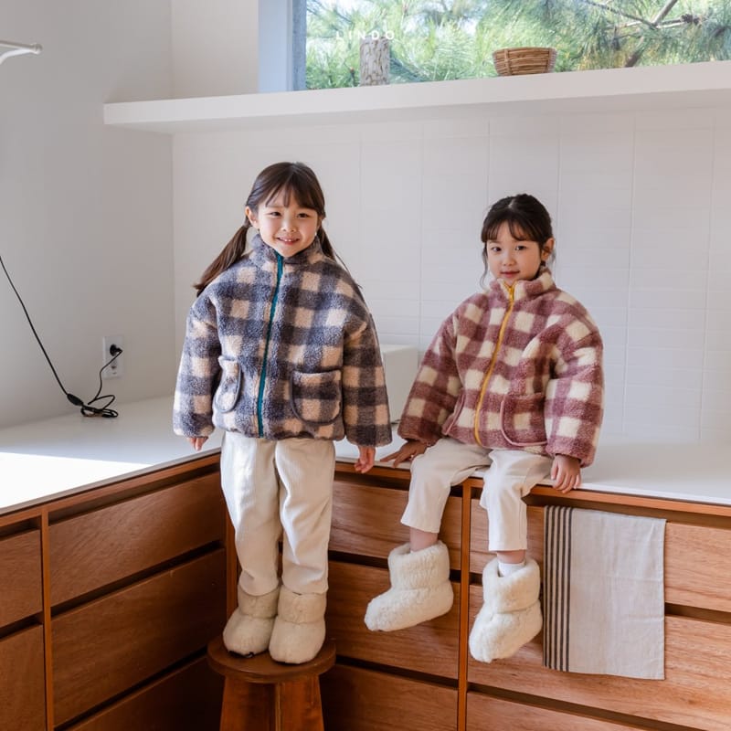 LINDO - Korean Children Fashion - #Kfashion4kids - Check Bboglei Jumper - 8