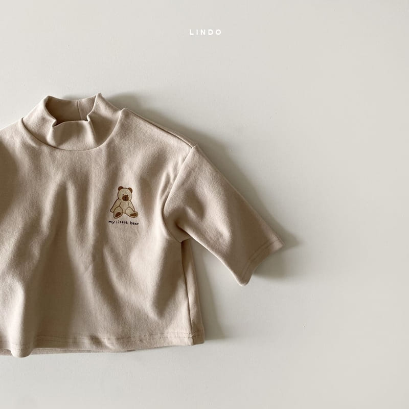 LINDO - Korean Children Fashion - #Kfashion4kids - Bear Turtleneck Tee - 11
