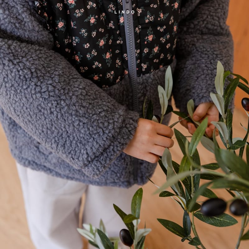 LINDO - Korean Children Fashion - #Kfashion4kids - Frill Flower Padding - 10