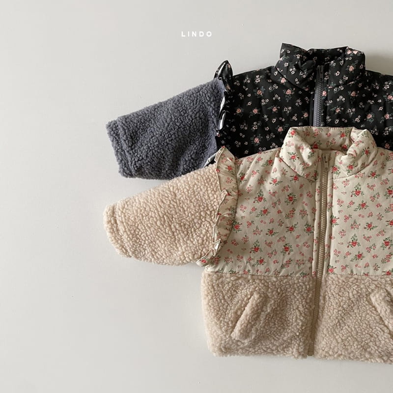 LINDO - Korean Children Fashion - #Kfashion4kids - Frill Flower Padding - 7