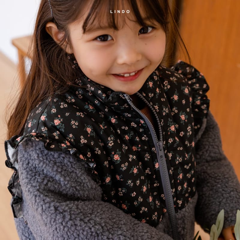 LINDO - Korean Children Fashion - #Kfashion4kids - Frill Flower Padding - 9