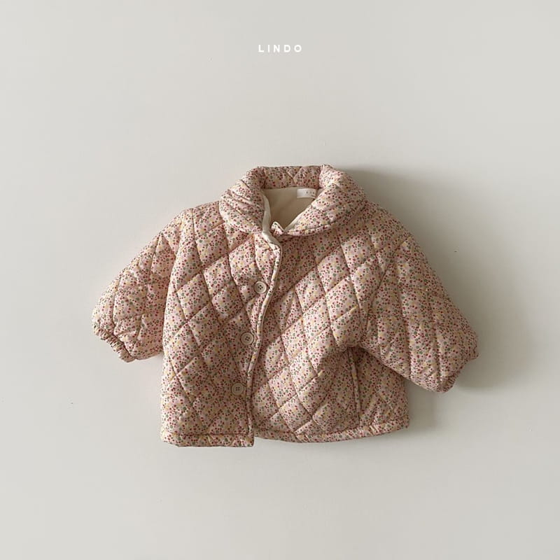 LINDO - Korean Children Fashion - #Kfashion4kids - Flower Quilitng Jacket