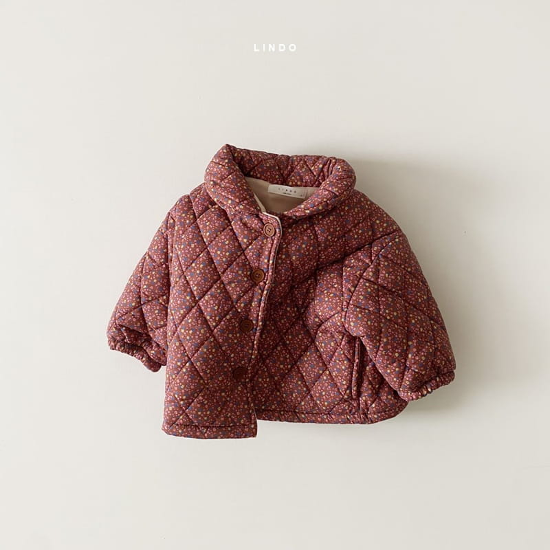 LINDO - Korean Children Fashion - #Kfashion4kids - Flower Quilitng Jacket - 2