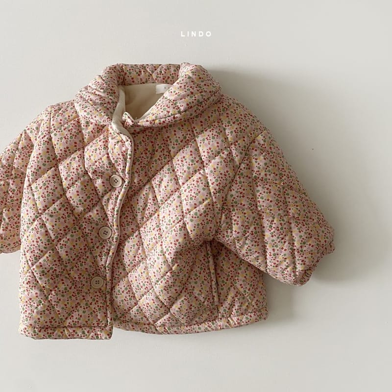 LINDO - Korean Children Fashion - #Kfashion4kids - Flower Quilitng Jacket - 3