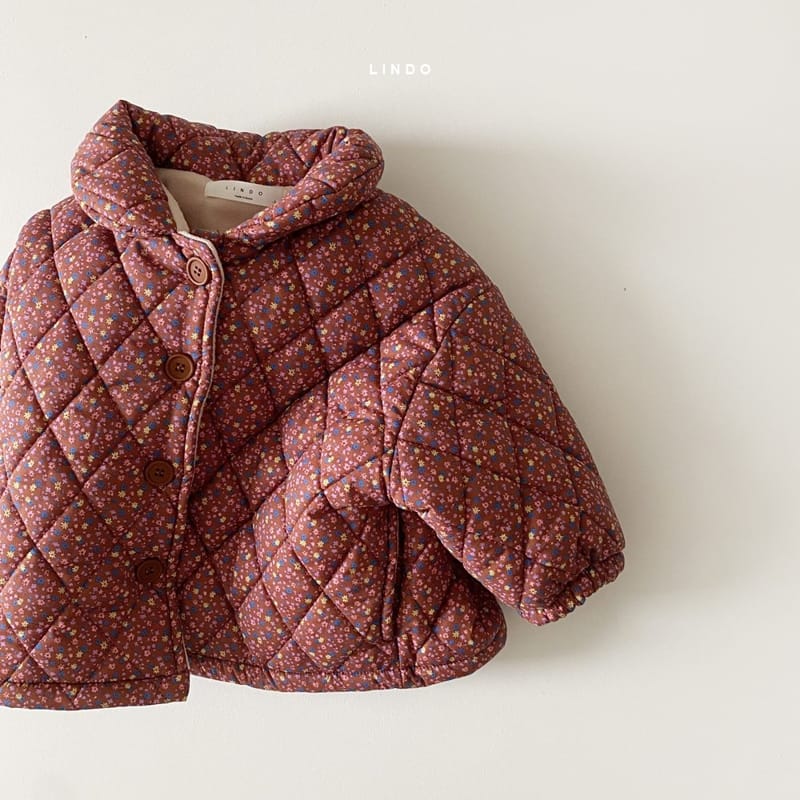 LINDO - Korean Children Fashion - #Kfashion4kids - Flower Quilitng Jacket - 4