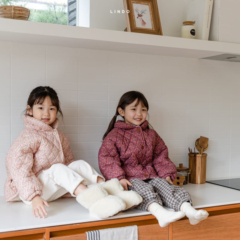 LINDO - Korean Children Fashion - #Kfashion4kids - Flower Quilitng Jacket - 8