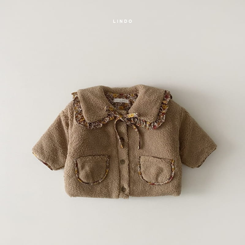 LINDO - Korean Children Fashion - #Kfashion4kids - Anna Frill Collar Jacket