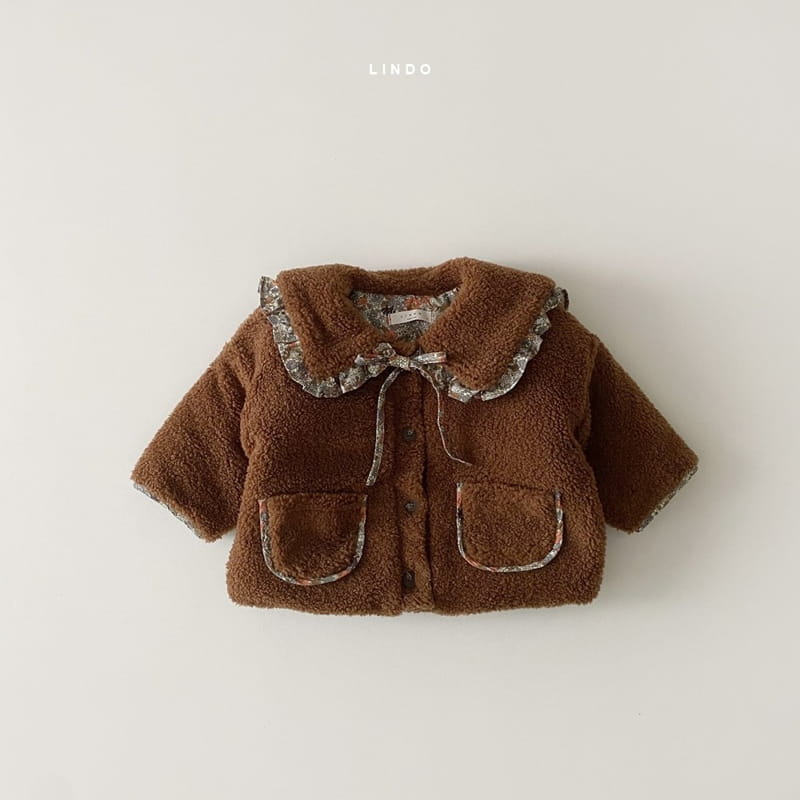 LINDO - Korean Children Fashion - #Kfashion4kids - Anna Frill Collar Jacket - 2