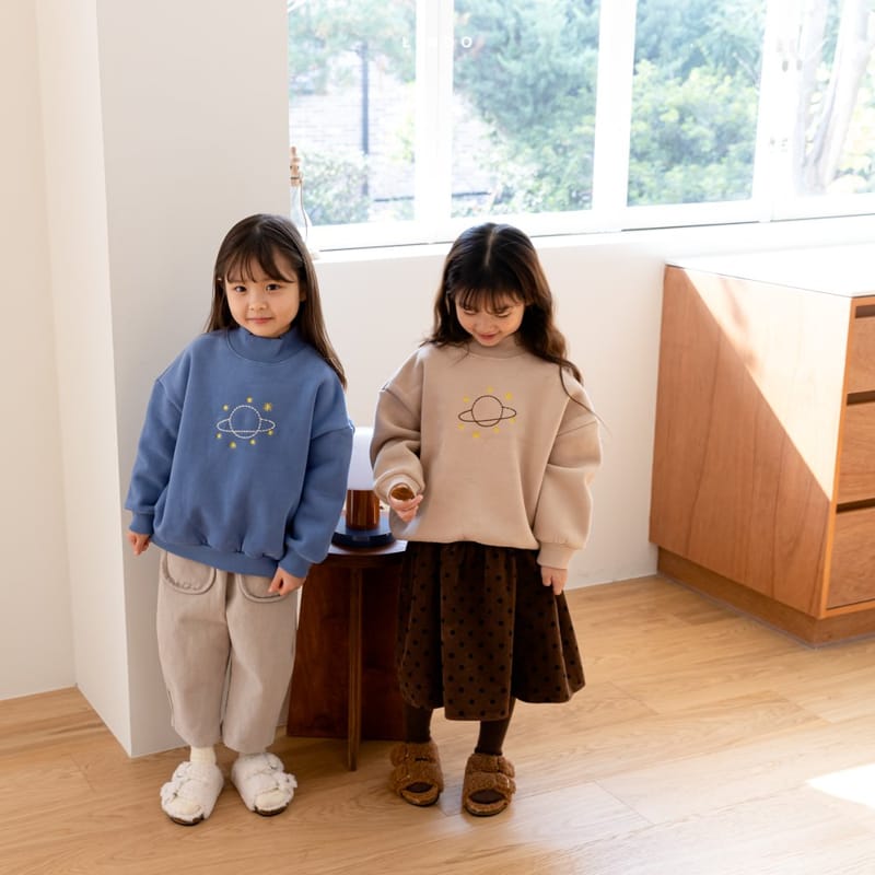LINDO - Korean Children Fashion - #Kfashion4kids - Space Fleece Sweatshirt - 10