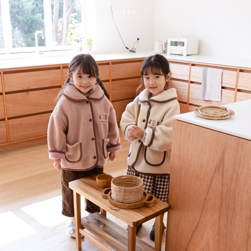 LINDO - Korean Children Fashion - #Kfashion4kids - Bear Friends Piping Jacket - 12