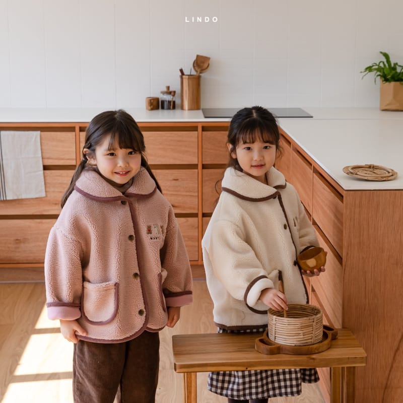 LINDO - Korean Children Fashion - #Kfashion4kids - Bear Friends Piping Jacket - 8