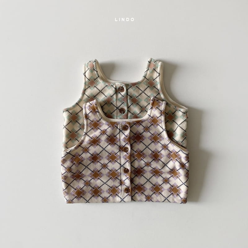 LINDO - Korean Children Fashion - #Kfashion4kids - Pong Pong Point Vest - 3