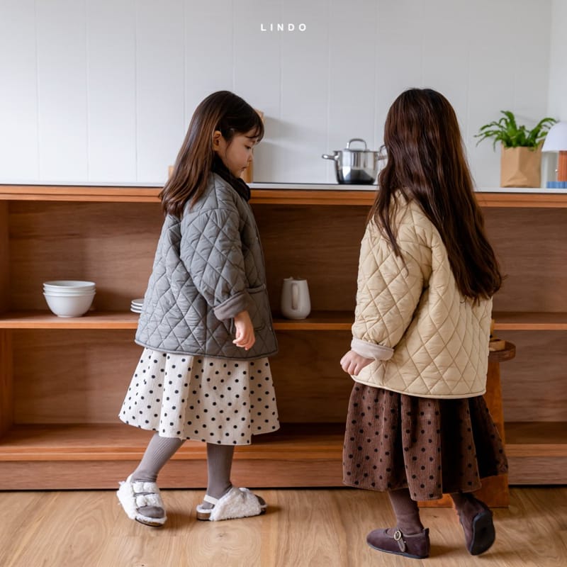 LINDO - Korean Children Fashion - #Kfashion4kids - Dot Rib Skirt - 12
