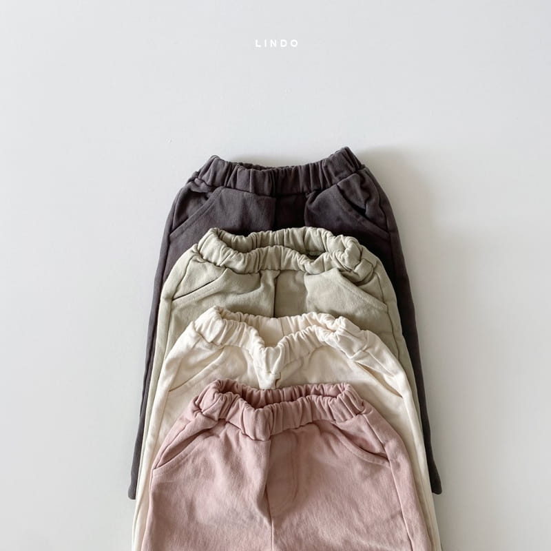 LINDO - Korean Children Fashion - #Kfashion4kids - Semi Slim Fleece Pants