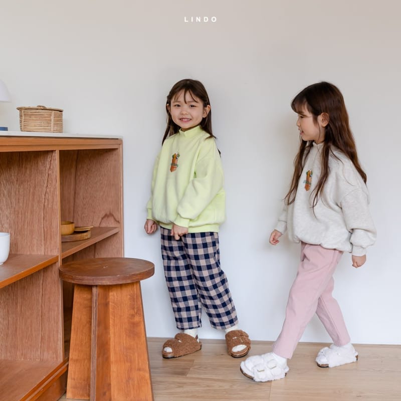 LINDO - Korean Children Fashion - #Kfashion4kids - Semi Slim Fleece Pants - 12