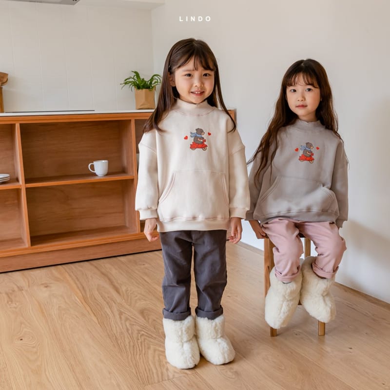 LINDO - Korean Children Fashion - #Kfashion4kids - Vely Bear Fleece Sweatshirt - 10