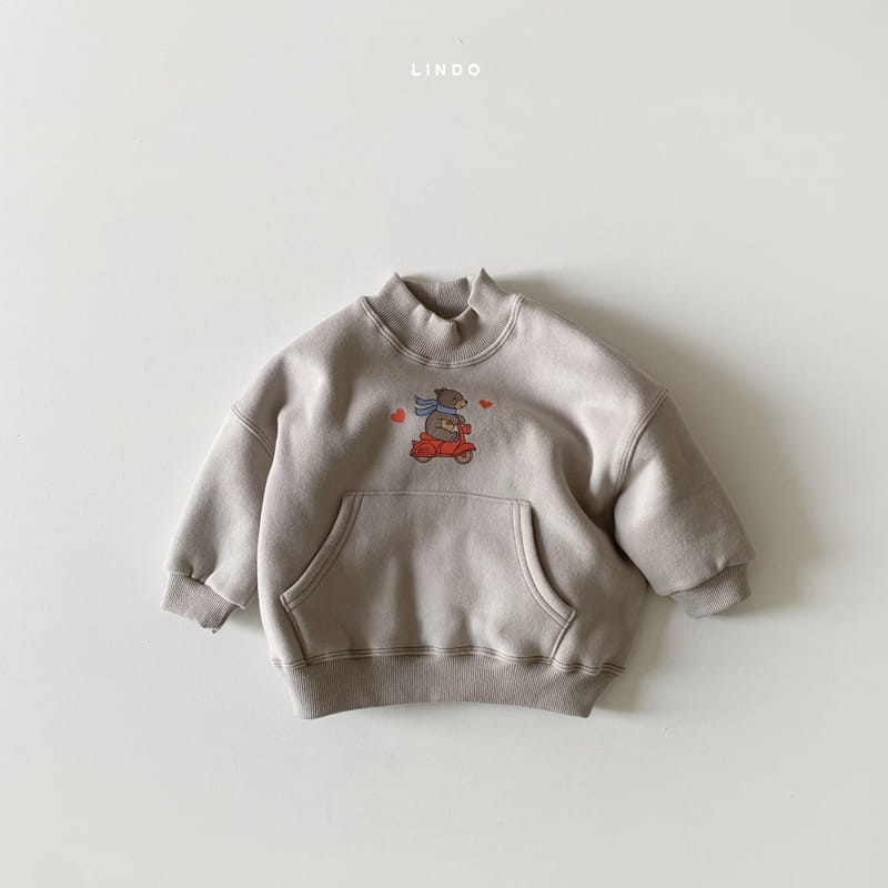 LINDO - Korean Children Fashion - #Kfashion4kids - Vely Bear Fleece Sweatshirt - 12