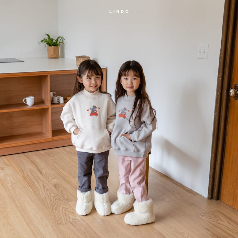 LINDO - Korean Children Fashion - #Kfashion4kids - Vely Bear Fleece Sweatshirt - 5