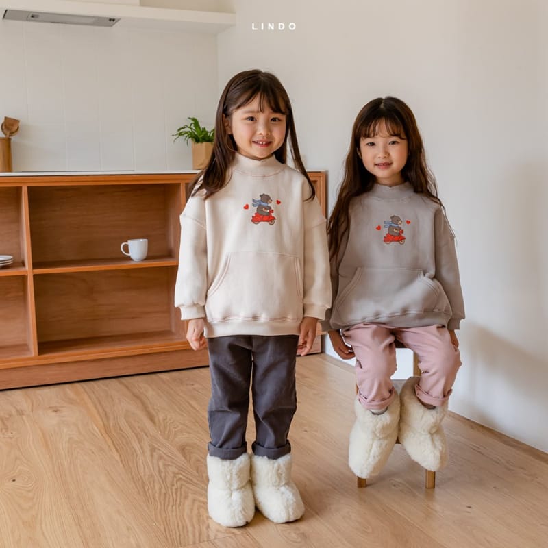 LINDO - Korean Children Fashion - #Kfashion4kids - Vely Bear Fleece Sweatshirt - 7