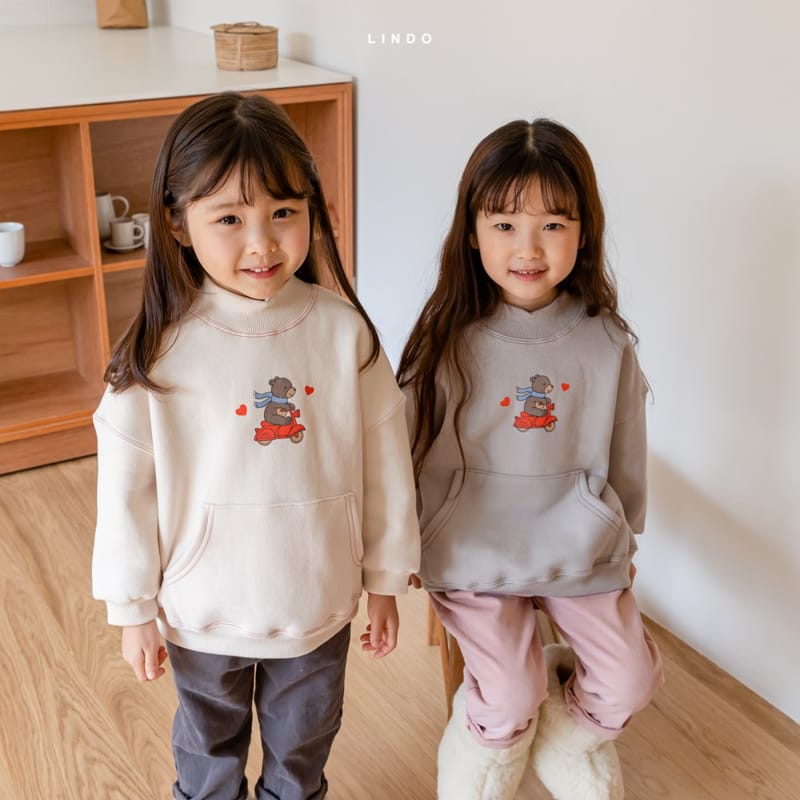 LINDO - Korean Children Fashion - #Kfashion4kids - Vely Bear Fleece Sweatshirt - 8