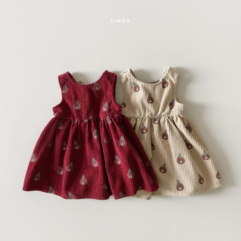 LINDO - Korean Children Fashion - #Kfashion4kids - Paris Bear One-piece