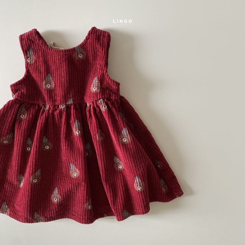LINDO - Korean Children Fashion - #Kfashion4kids - Paris Bear One-piece - 5